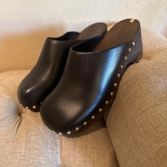 KHAITE Lucca Studded Leather Clogs in Size 37 - Picture 2 of 6